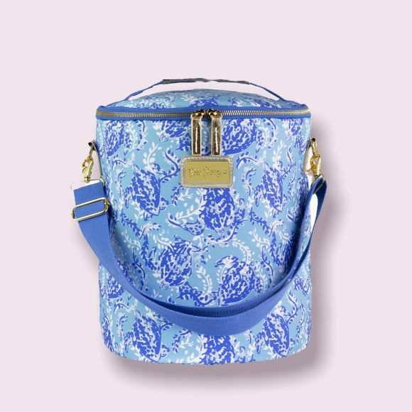 Lilly Pulitzer Insulated Soft Beach Cooler, Turtley Awesome - Picture 1 of 5